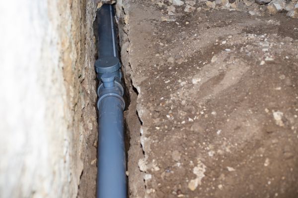 Drain Line Installation in Blue Springs